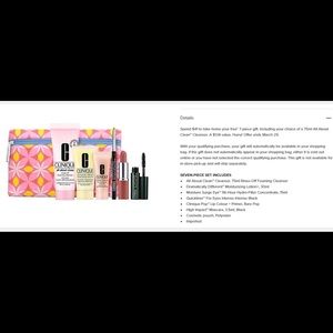 Clinique 7 Piece Set